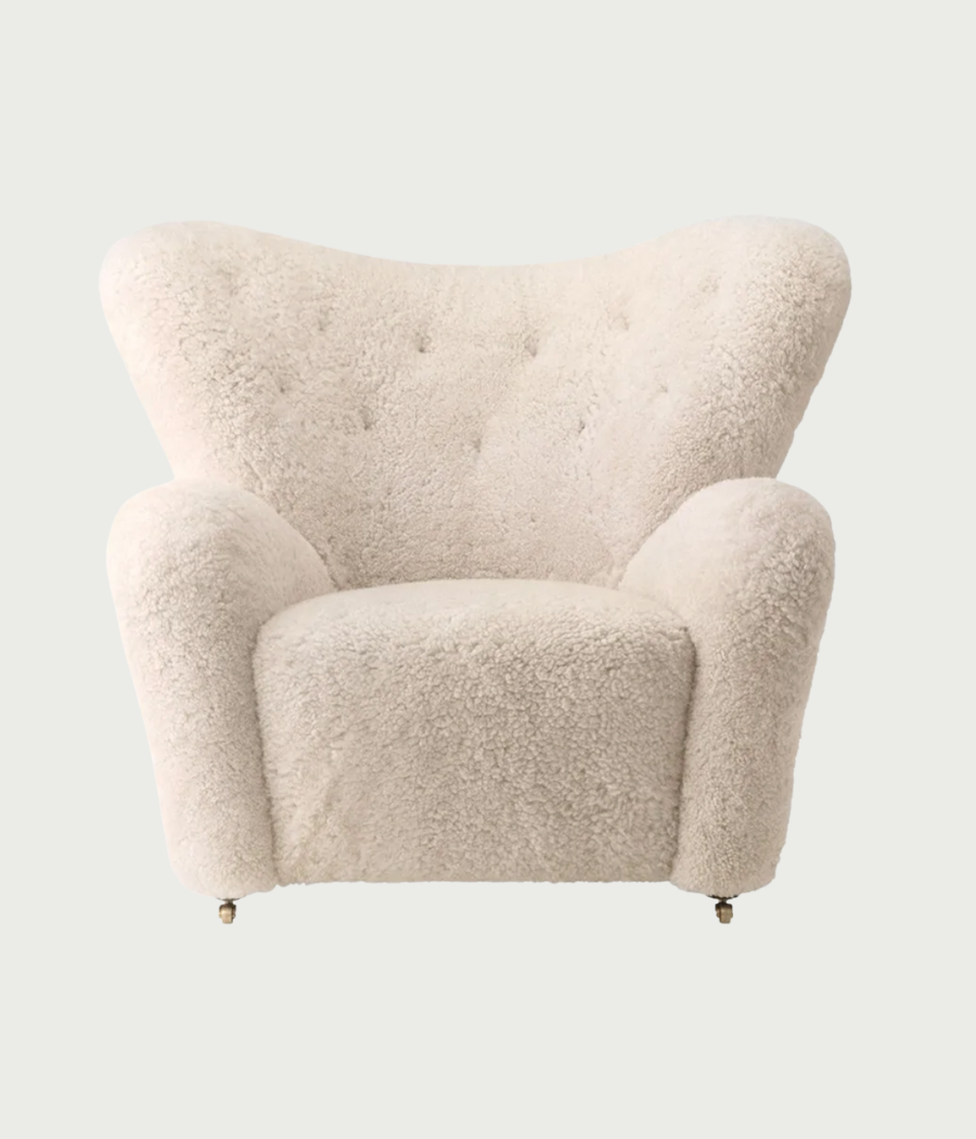 The Tired Man Lounge Chair, Sheepskin images